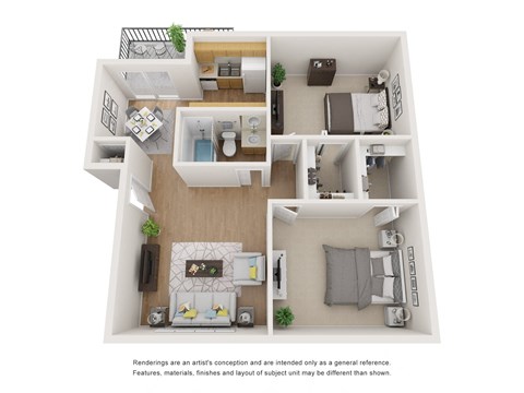 B1 Floor Plan  at Wymberly Crossing, Texas